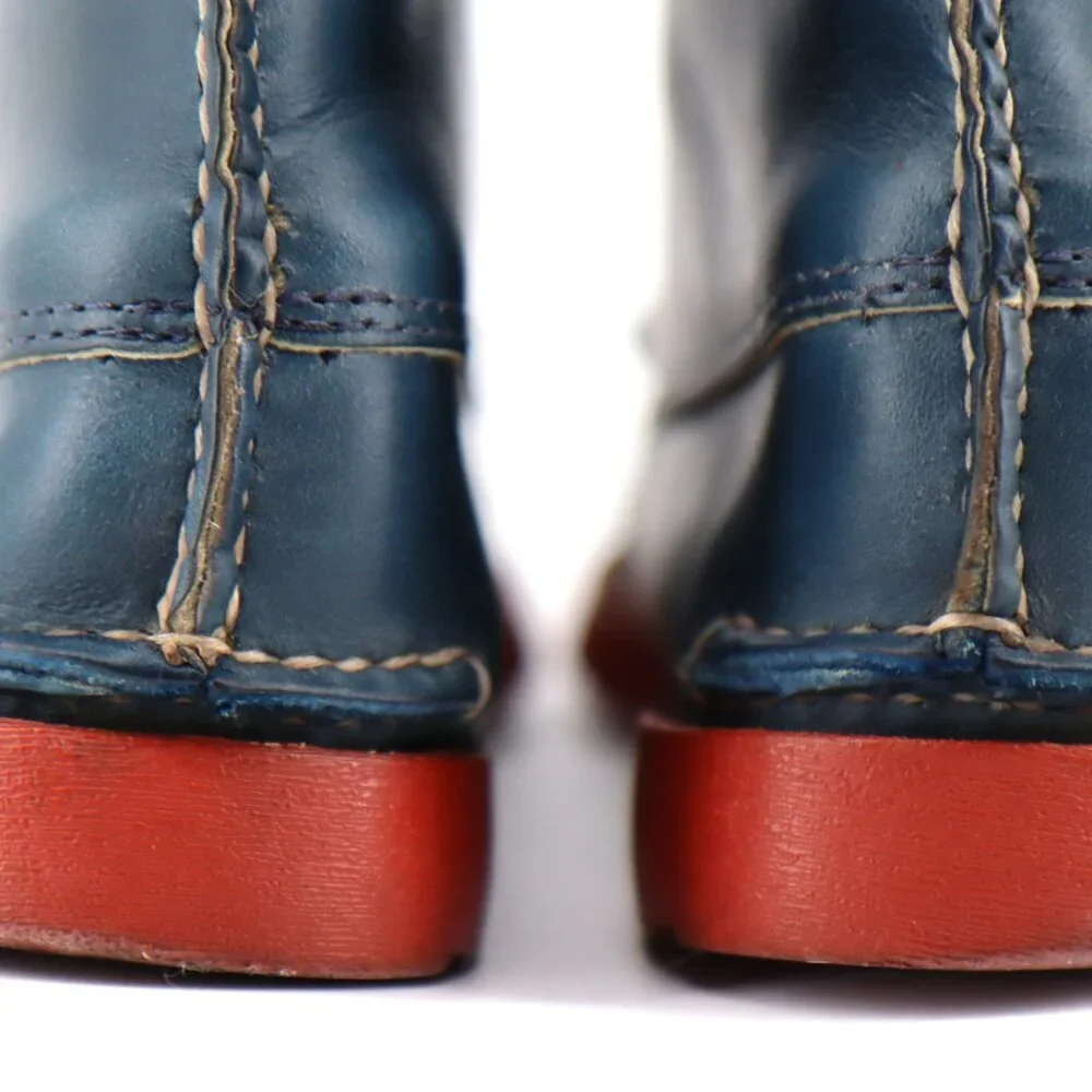 Quoddy Kennebec USA Made Moccasin Boots - Vibram Lug Sole - Mens Size 7.5D - Picture 13 of 16